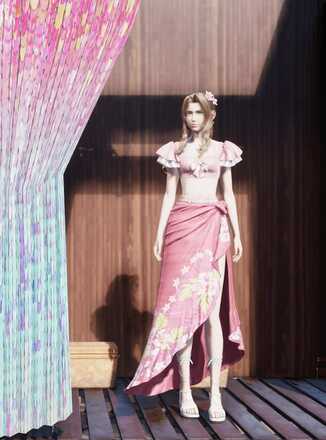 FF7 Rebirth - All Beach Outfits (Swimsuits) and Which to Choose Floral Delight