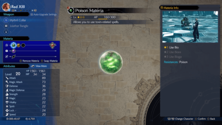FF7 Rebirth - Poison Materia