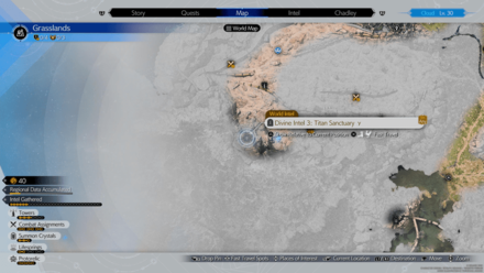 FF7 Rebirth - Divine Intel 3: Titan Sanctuary γ Map Location