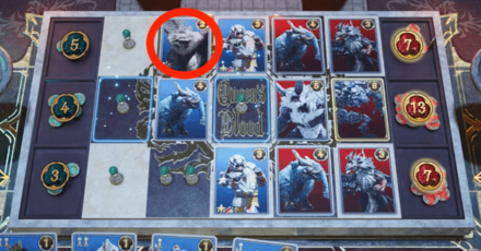 FF7 Rebirth - Card Carnival Minigame Guide and Solutions - Advanced Card Puzzle Round 3 Step 1