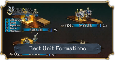 Best Unit Formation and Party Composition