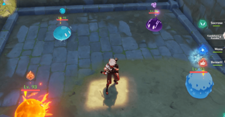 Genshin - Anemo Character and Elements