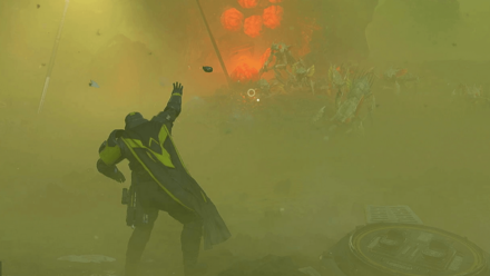 Helldivers 2 - Use Explosives on Swarm of Hunters