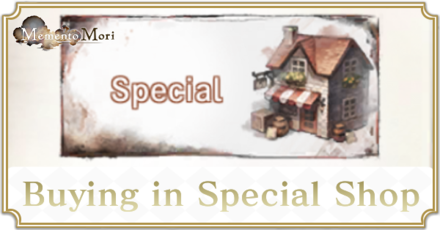 Special Shop banner