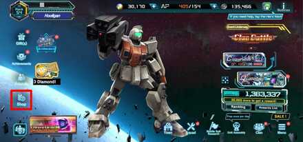 Menu - Gundam UC Engage