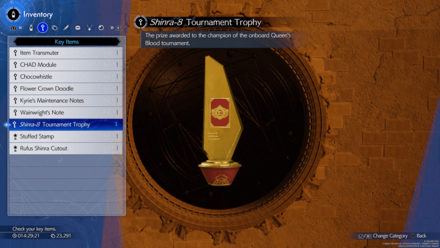 FF7 Rebirth - Shinra-8 Tournament Trophy