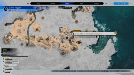 FF7 Rebirth - Divine Intel 3: Alexander Sanctuary γ Map Location