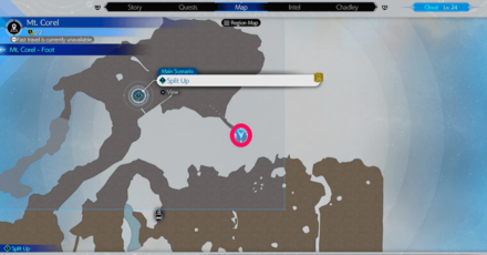 MP Up ingame location