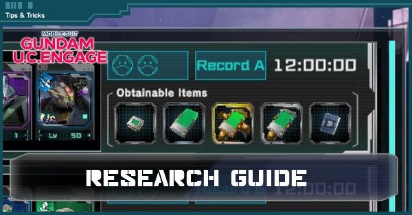Research Guide - Gundam UC Engage