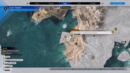 FF7 Rebirth - Cacophonic Corvid Map Location