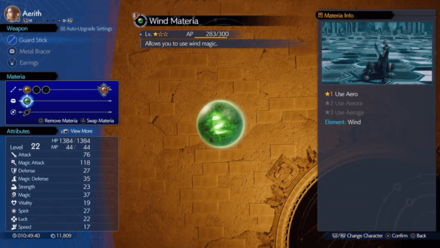 FF7 Rebirth - Wind Materia