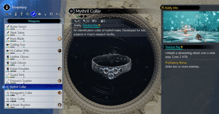Final Fantasy 7 Rebirth - Mythril Collar