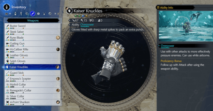 Final Fantasy 7 Rebirth - Kaiser Knuckles