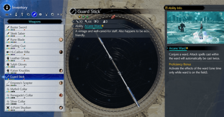 Final Fantasy 7 Rebirth - Guard Stick