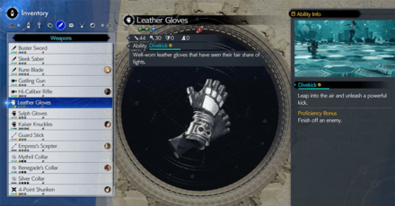 Final Fantasy 7 Rebirth - Leather Gloves