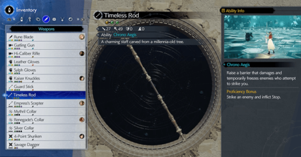 Final Fantasy 7 Rebirth - Timeless Rod