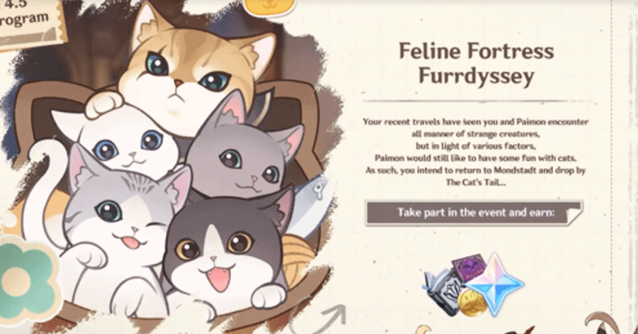 Genshin Impact - Feline Fortress Furrdyssey