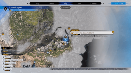 FF7 Rebirth - Scorched Earth Map Location