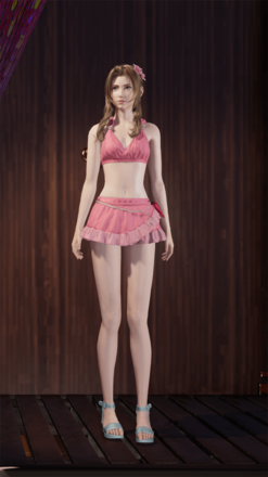 FF7 Rebirth - All Beach Outfits (Swimsuits) and Which to Choose Pink Mermaid