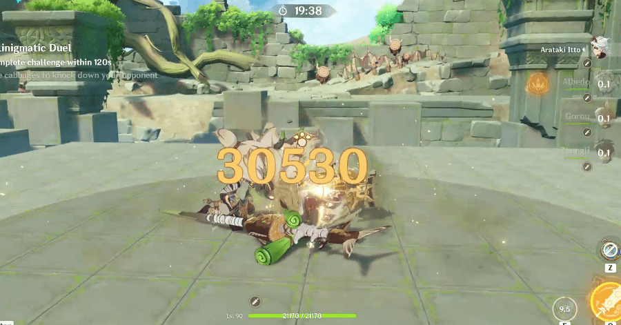 Genshin - Megachurl - Attack when its stunned