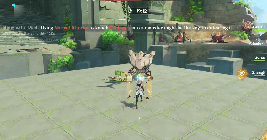 Genshin - Megachurl - Stun the Megachurl