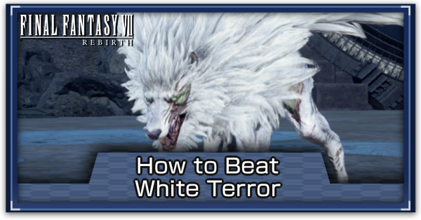 FF7 Rebirth - White Terror Hard Mode Guide