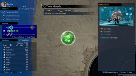 FF7 Rebirth - Use Haste Materia