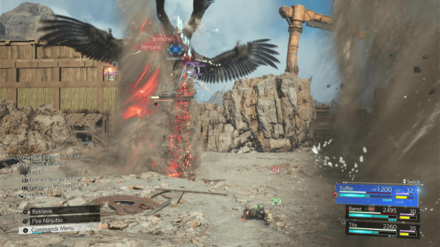 FF7 Rebirth - Cyclone Infused with Fire Element