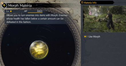 FF7 Rebirth - Morph  List & Guide - Morph Materia Info