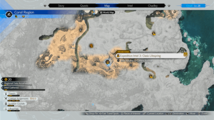 FF7 Rebirth - Expedition Intel 3: Oasis Lifespring Map Location