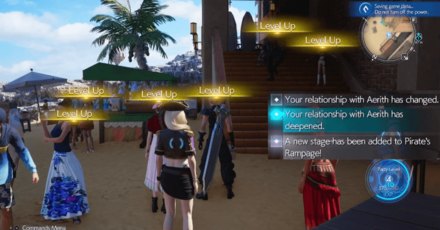 FF7 Rebirth - Deepened relationship with Aerith after giving the Gigantopod Shell