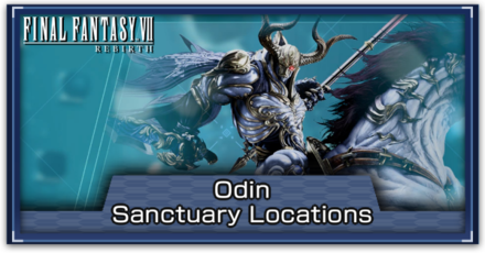 FF7 Rebirth - Odin Sanctuary Locations Banner