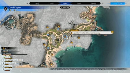 FF7 Rebirth - Expedition Intel 2: Glencross Lifespring Map Location