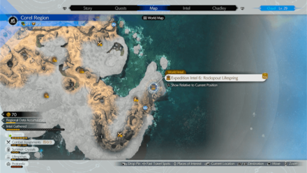 FF7 Rebirth - Expedition Intel 6: Rockspout Lifespring Map Location