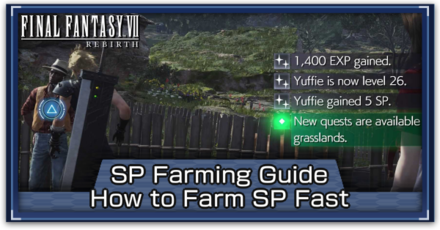 FF7 Rebirth - SP Farming Guide - How to Farm SP Fast