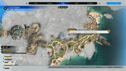 FF7 Rebirth - Excavation Intel 1: Valve Factory Ruins