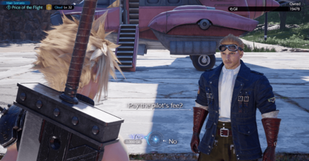 FF7 Rebirth - Cid pilot