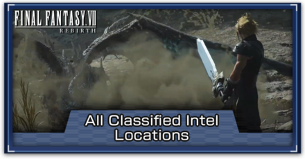 FF7 Rebirth - All Classified Intel Locations