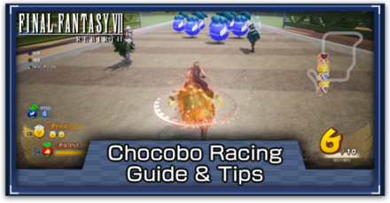 Ff7 Rebirth - Chocobo Races Minigame Top Banner