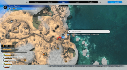 FF7 Rebirth - Phenomenon Intel 2: Modular Reactor 2 Cactuar Rock Location