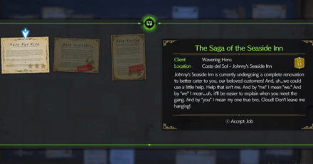 FF7 Rebirth - Available at the Start of Chapter 7 (Saga)