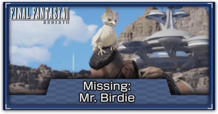 FF7 Rebirth - Missing: Mr. Birdie Side Quest Guide