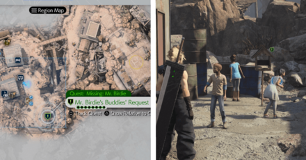 Final Fantasy 7 Rebirth - Missing: Mr. Birdie Location