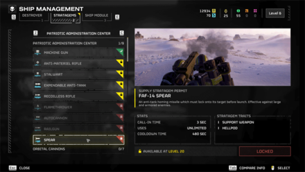 Helldivers 2 - Supply Stratagems Armor Piercing Rounds