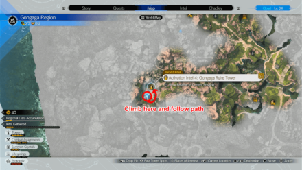 FF7 Rebirth - Activation Intel 4: Gongaga Ruins Tower