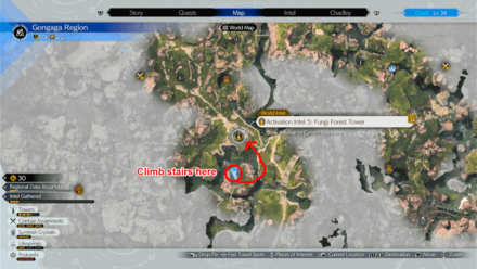 FF7 Rebirth - Activation Intel 5: Fungi Forest Tower