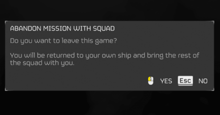 Helldivers 2 - Abandon Mission With Squad