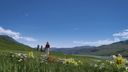 FF7 Rebirth Aerith Wishes the Party Goodbye