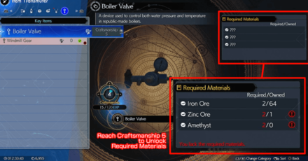 FF7 Rebirth - Craft Boiler Valve