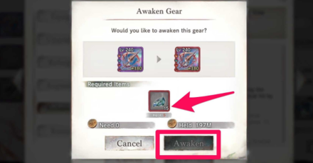 awaken gear set 3